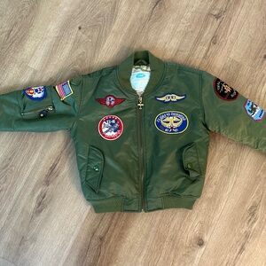 Kids authentic flight line jacket